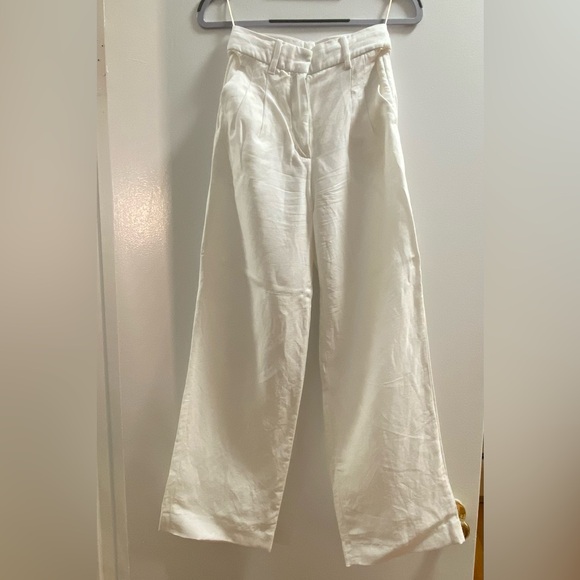 Aritzia Wilfred Linen Effortless Pants - Picture 2 of 5